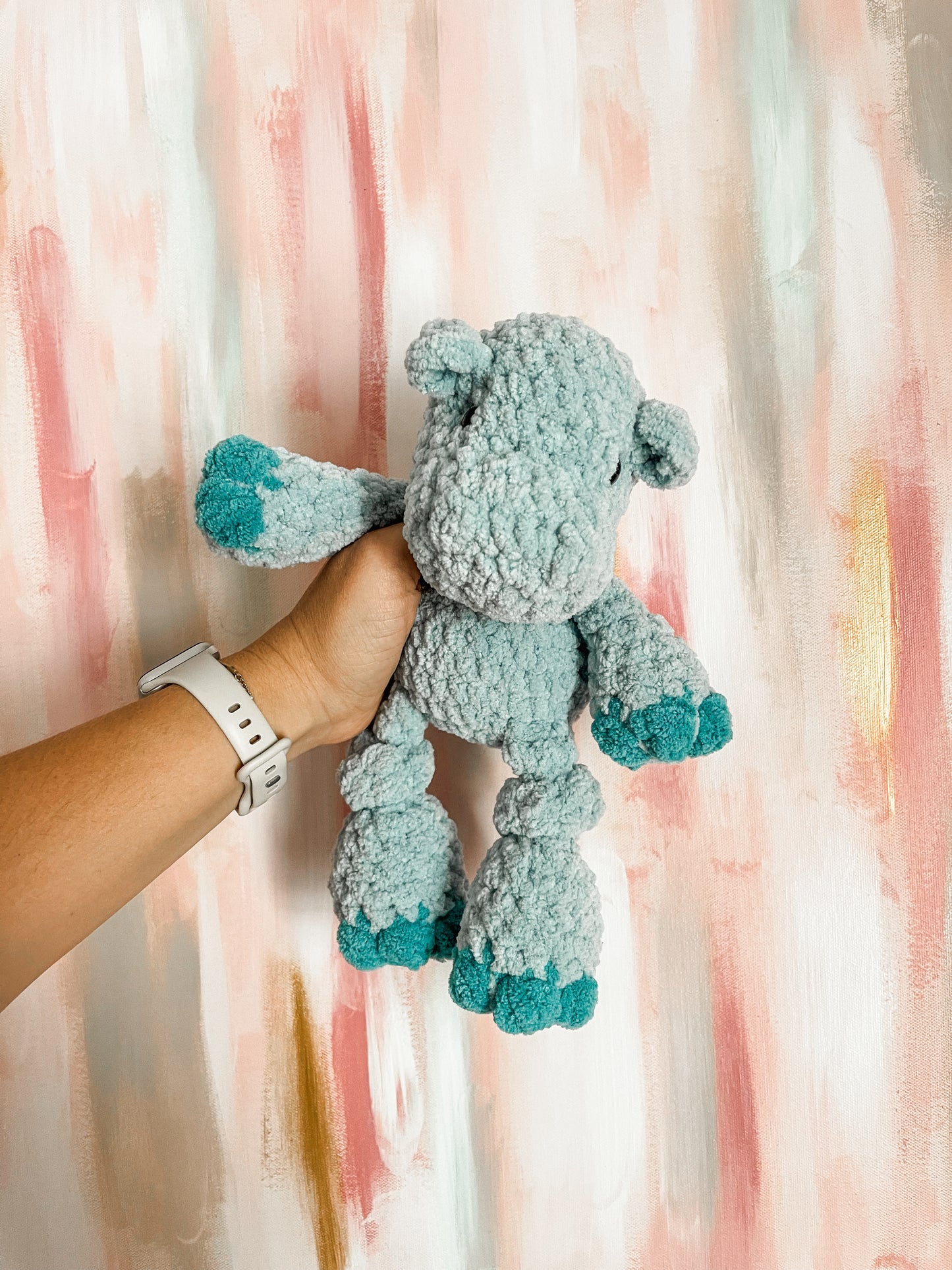 Mini Plushie Hippo