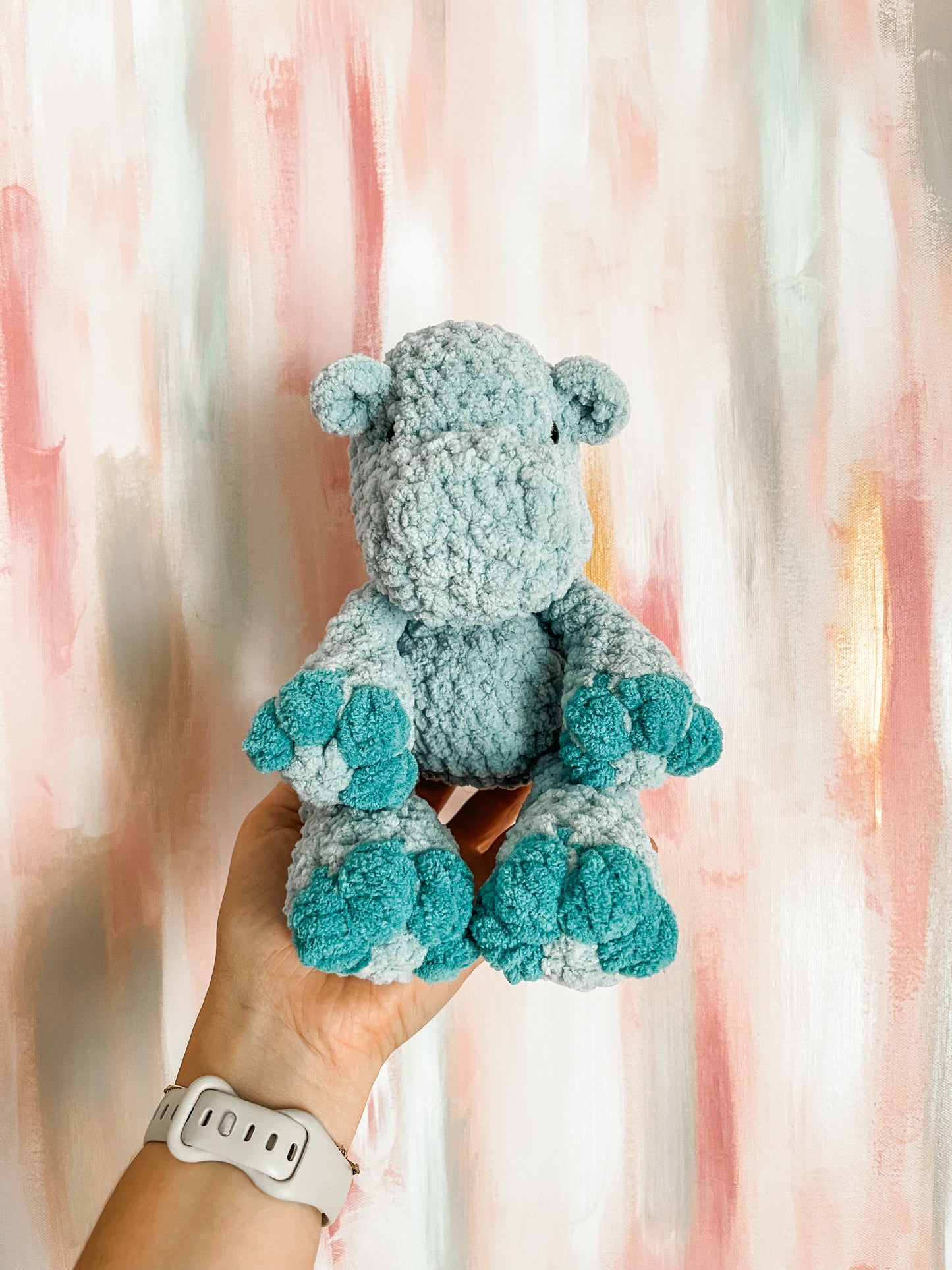 Mini Plushie Hippo